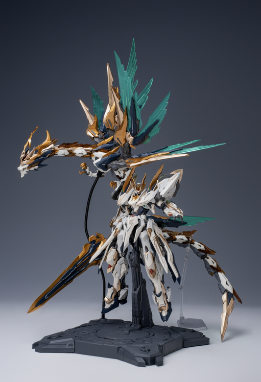 GS Toys Emp-01 Yuanling Emperor God Machine Yinglong & MC-01 Beast God Machine 1/100 Metal Frame Model Kit