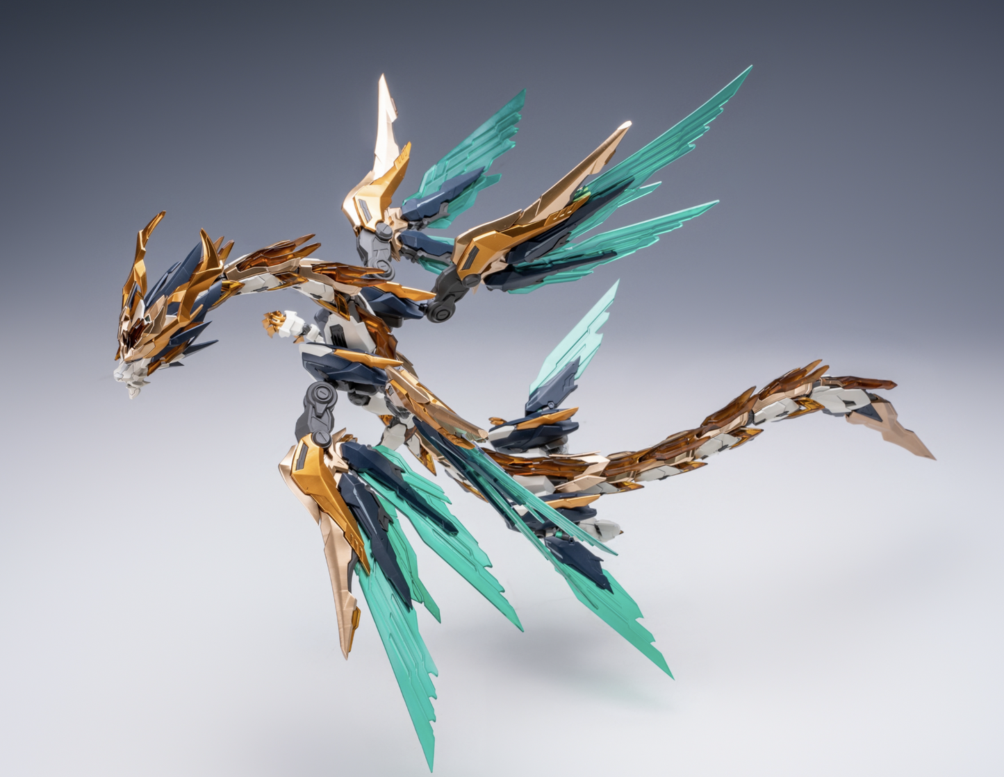 GS Toys Emp-01 Yuanling Emperor God Machine Yinglong & MC-01 Beast God Machine 1/100 Metal Frame Model Kit